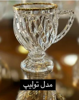 ماگ تولیپ لب طلا